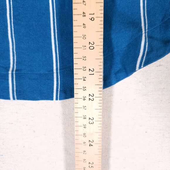 Free People Sleepy Time Indigo Stripe Kimono Top Womens Small Crossover FLAWS - Picture 5 of 15